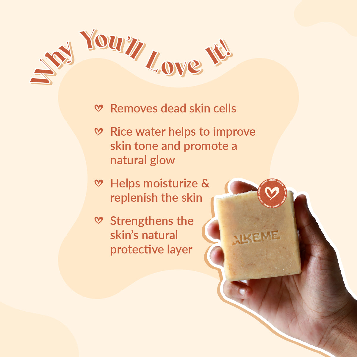 Rice Water and Oats Soap for Dead Skin Removal | Grain Supreme
